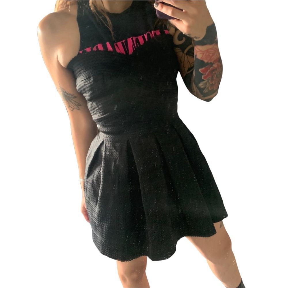 Black stretch dress
